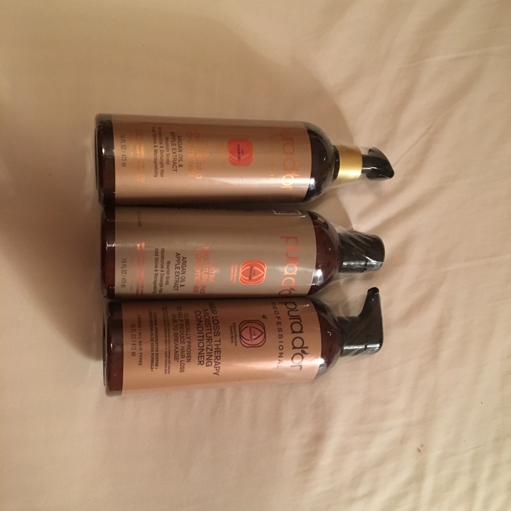 Pura d’or Professional Conditioner 3 bottles